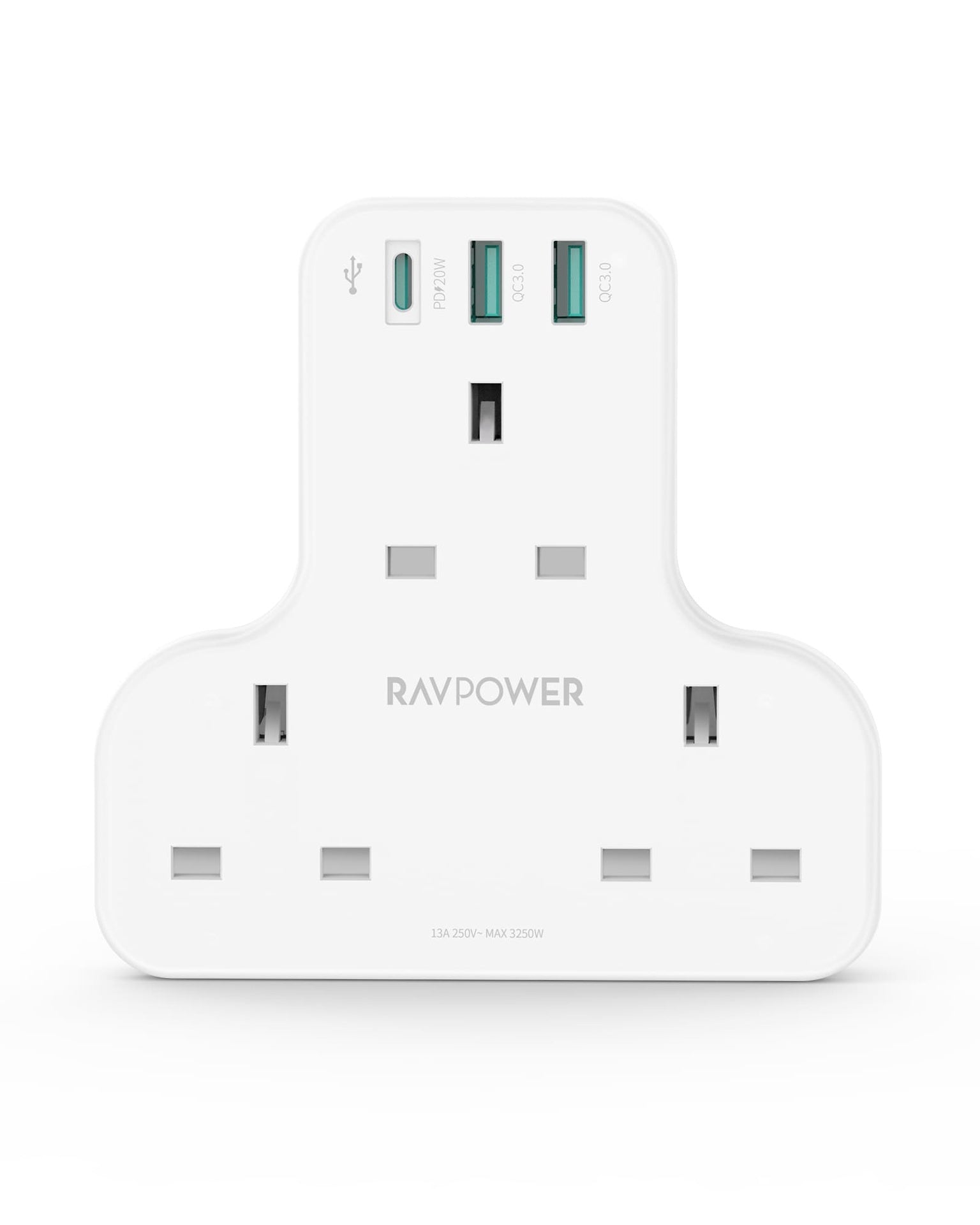Ravpower Pioneer PD 20W AC Plug Charger - White