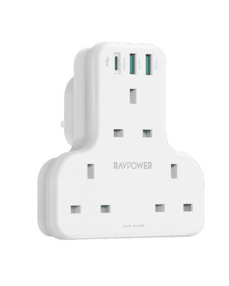Ravpower Pioneer PD 20W AC Plug Charger - White