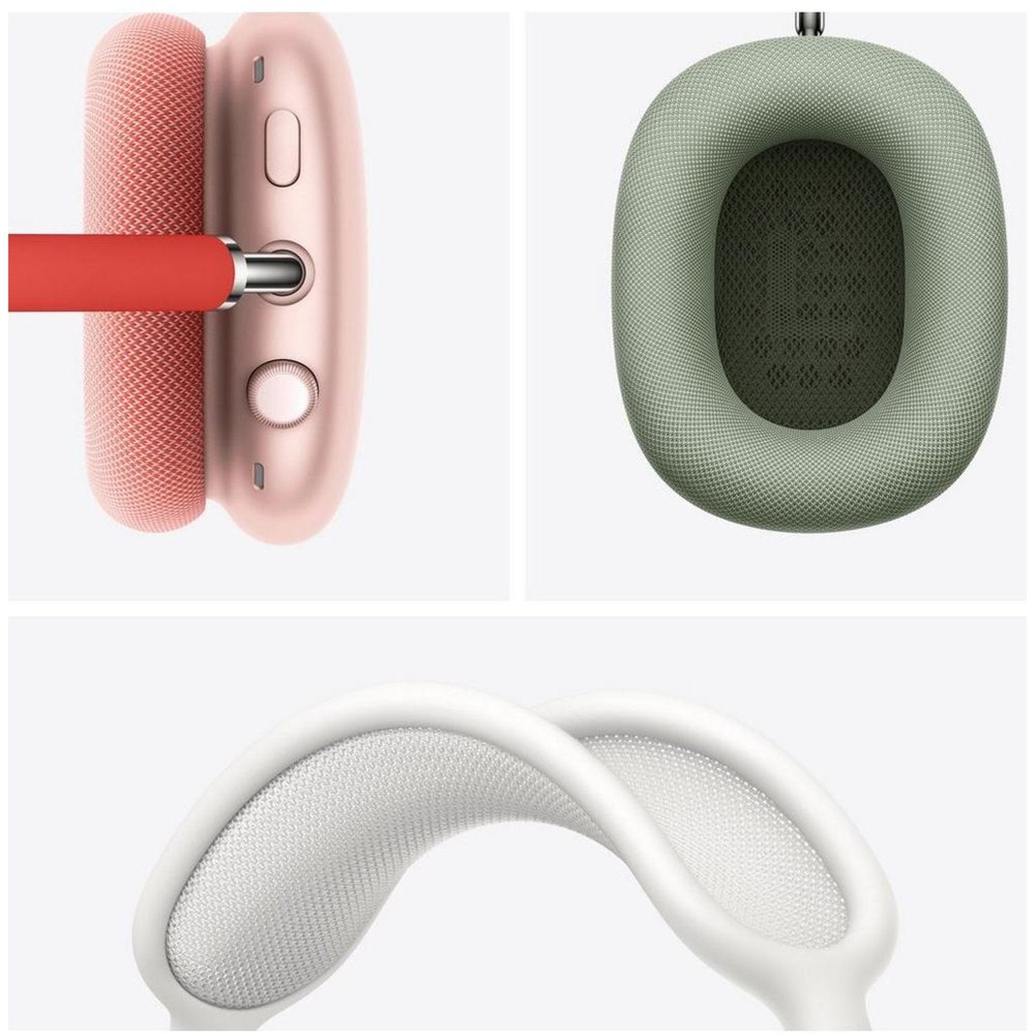 سماعات AirPods Max النشطة لإلغاء الضوضاء باللون الوردي