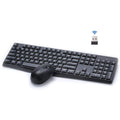 HP CS10 Wireless Keyboard & Mouse Ergonomic Design and Silent Typing Keys Black [6NY40PA]