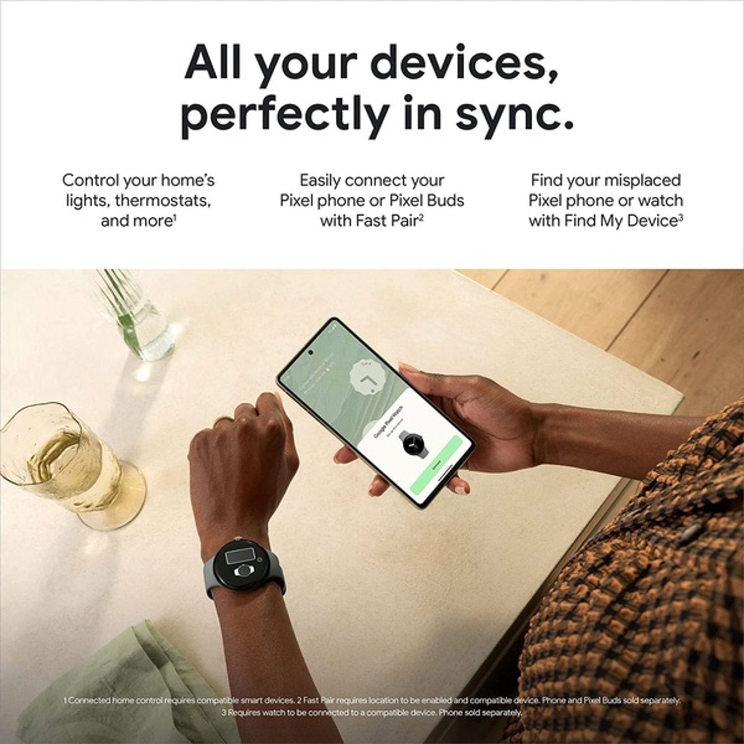 Google GA04123 Pixel GPS Smartwatch Champagne Gold
