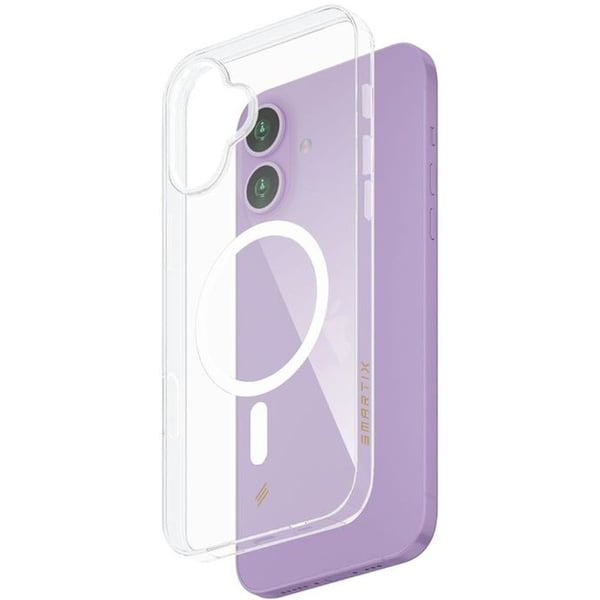 Smartix UG Magnetic Case With Screen Protector Clear iPhone 16