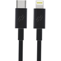 Heatz Dual Port Fast Charger With Type C to Lightining Cable 1m Black