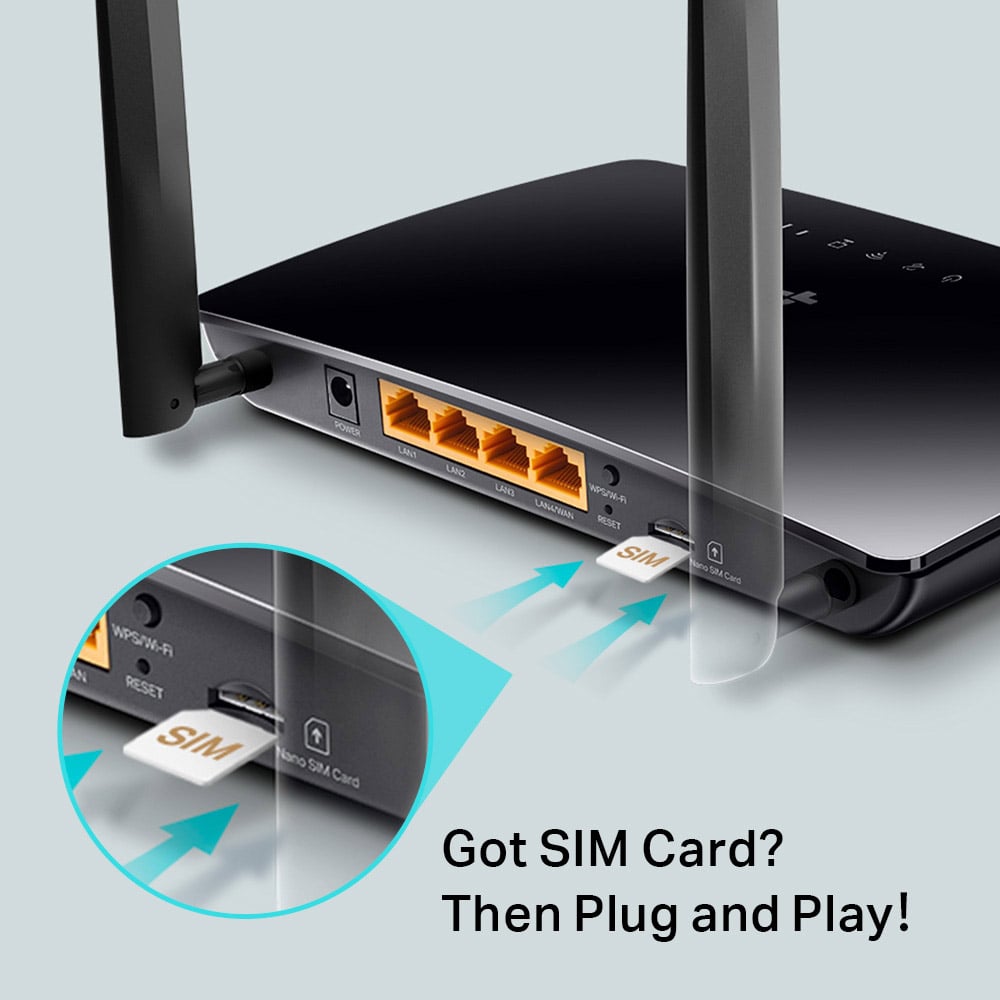 TP-Link Archer AC750 Wireless Dual Band 4G LTE Router