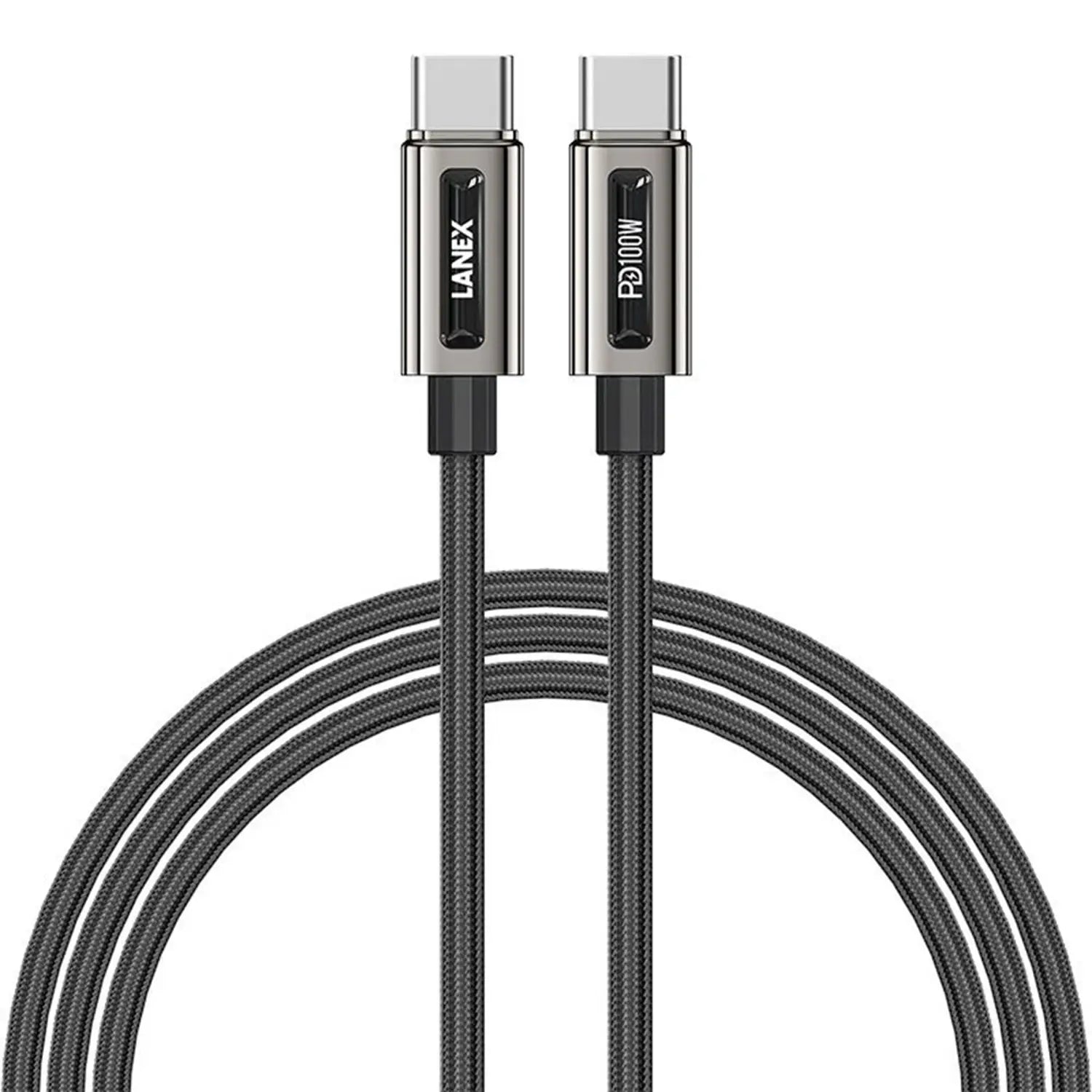 Lanex USB C to C Cable 1.5m Black