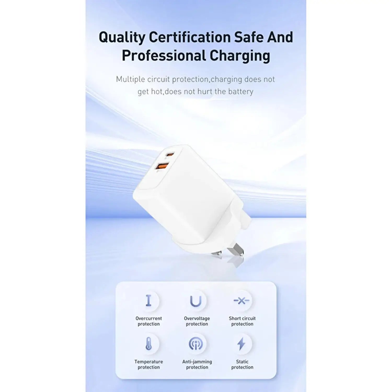 Lanex Gan Fast Charger 45W White