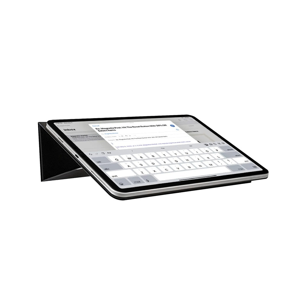 جراب Smartix Premium المغناطيسي VersaGrip لجهاز iPad Pro 11" M4 أسود