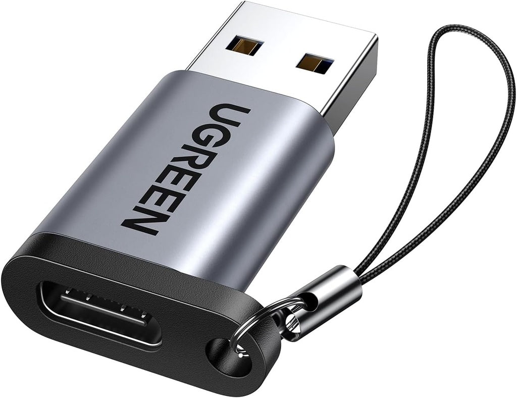 محول UGREEN USB-A 3.0 إلى USB-C باللون الرمادي
