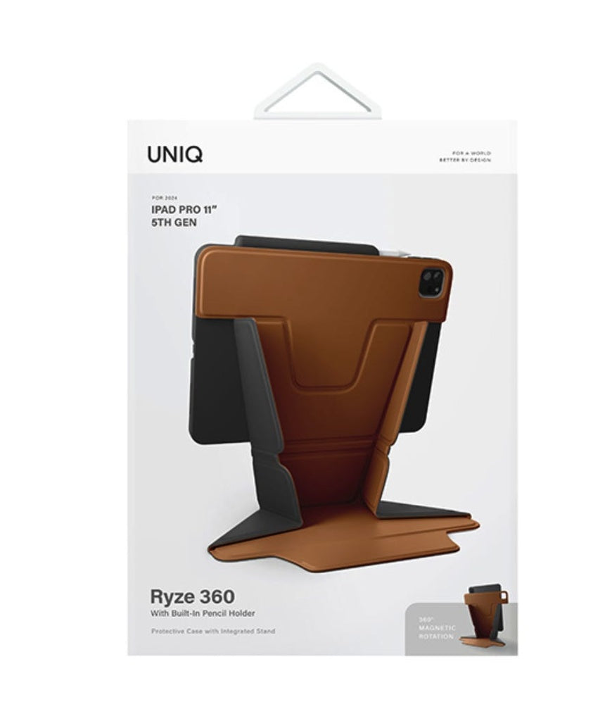 UNIQ RYZE 360 NEW IPAD PRO 11 (2024) - CARAMEL