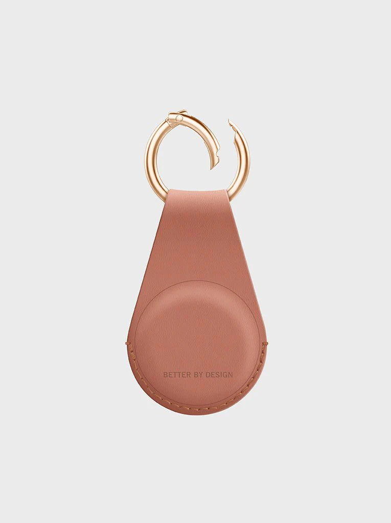 UNIQ Apple AirTag Domus Slim Leatherette Case - Pink