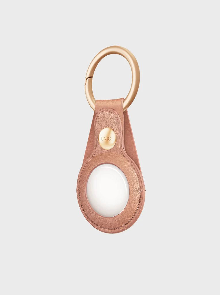 UNIQ Apple AirTag Domus Slim Leatherette Case - Pink