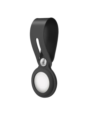 جراب UNIQ Apple AirTag Vencer المصنوع من السيليكون - رمادي غامق