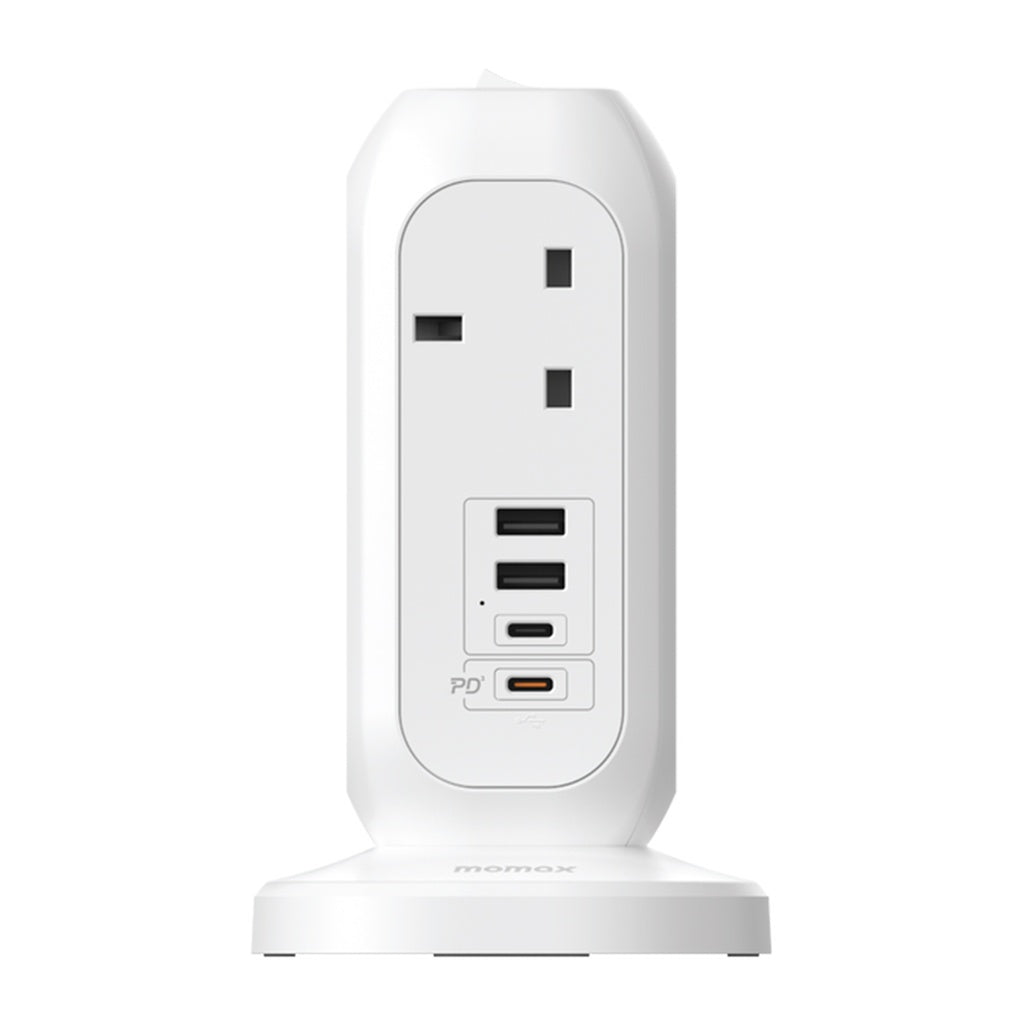 Momax ONEPLUG 7-Outlet Power Strip With USB