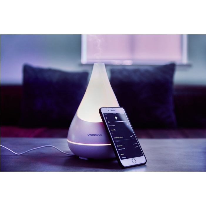 VOCOlinc Flowerbud Smart Wi-Fi Diffuser, Ultrasonic Humidifier, Multicolor Light