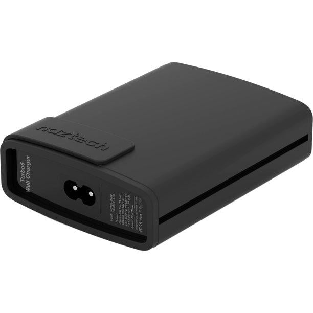 Naztech Wall Charger 6-Port USB Charging Station, Black