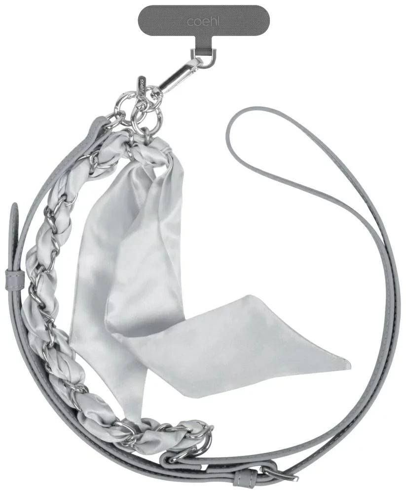 Universal 2-in-1 phone lanyard UNIQ Coehl Caryne grey (UNIQ-CARYNE2IN1-CGREY)