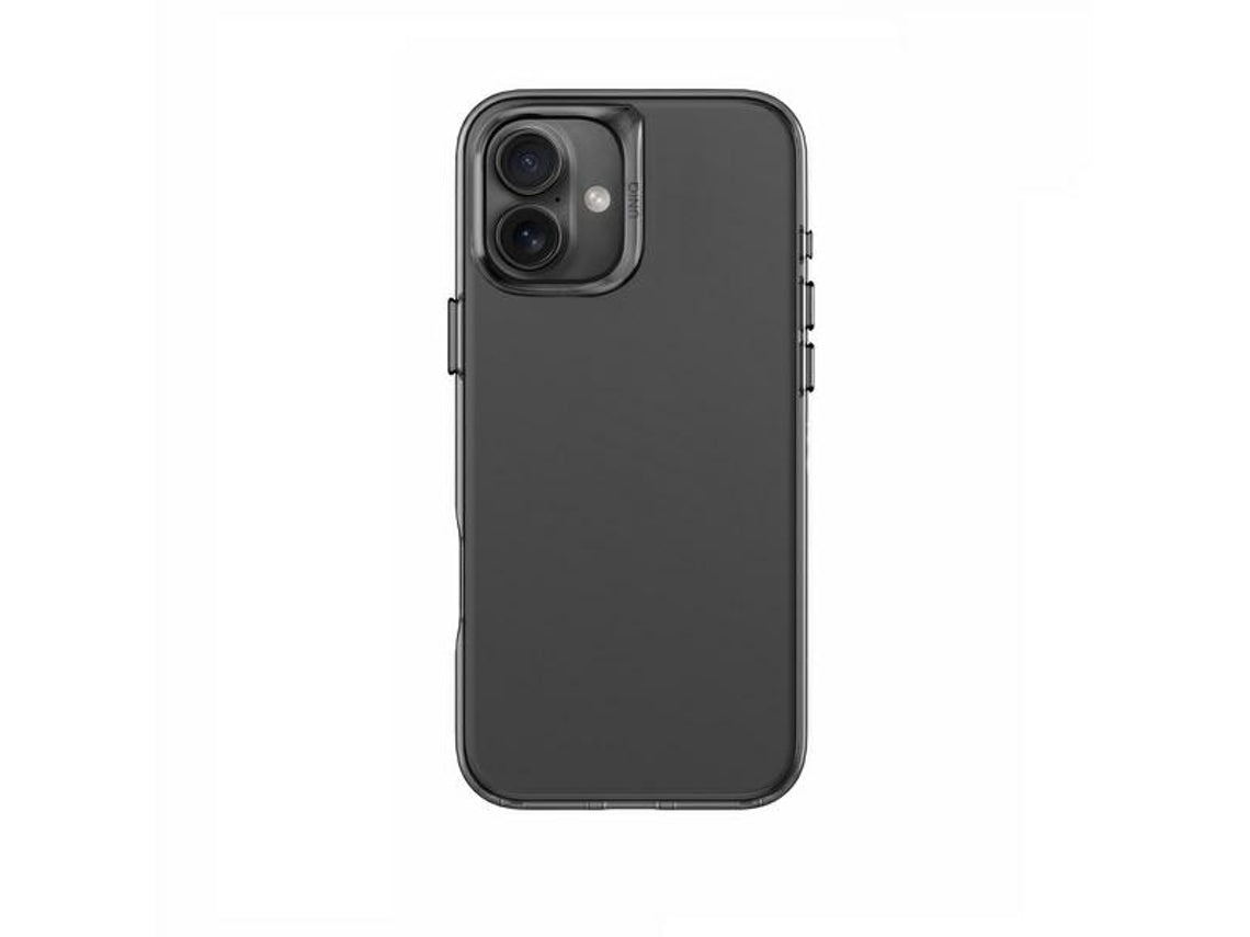 Funda Carcasa Ahumado لهاتف iPhone 16 Plus UNIQ Piel Sintética