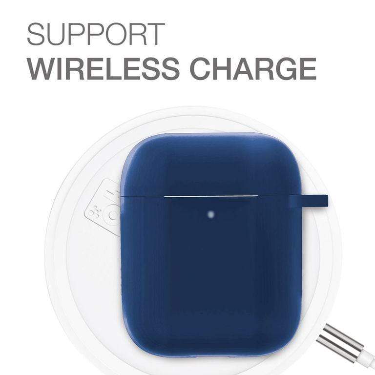 حافظة AirPods 2/1 باللون الأزرق مع حلقة تثبيت Amazing Thing في supremecase flow