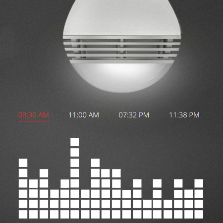 مصباح ذكي ملون من مي باو بلاي بالب مزود بمكبر صوت بلوتوث