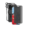 مجموعة CARE by PanzerGlass® الرائدة 3 في 1 لحماية الخصوصية لهاتف iPhone 16 Pro Max