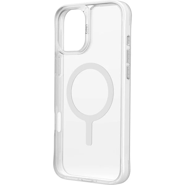 غطاء يونيك هايبرد ماج كليك لايف برو إكستريم لهاتف آيفون ١٦ مقاس ٦.١ بوصة - شفاف