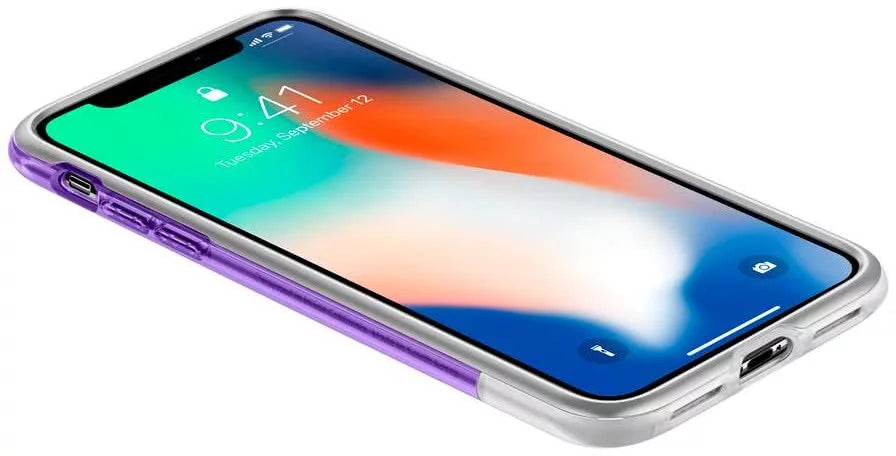 جراب SPIGEN - جراب iPhone X/XS الكلاسيكي C1، عنابي (057CS24431)