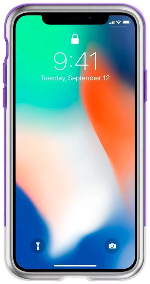 جراب SPIGEN - جراب iPhone X/XS الكلاسيكي C1، عنابي (057CS24431)