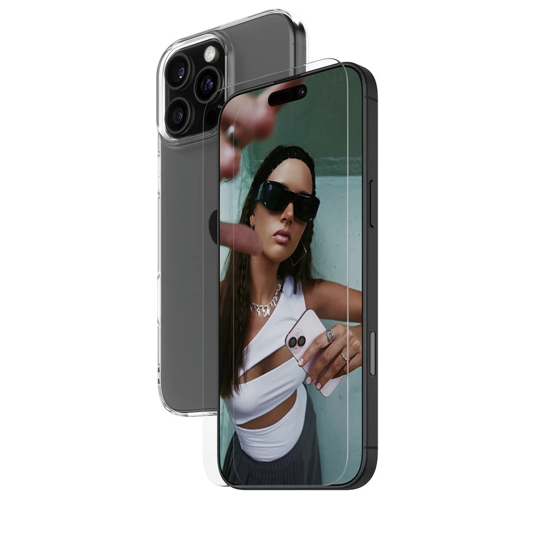 PanzerGlass SAFE by PG 2‑in‑1 Protection Bundle – Apple iPhone 16 Pro Max (6.9″) – Transparent Set