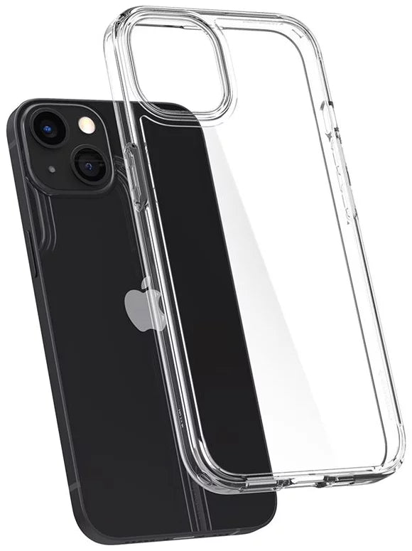 جراب Spigen Crystal Hybrid، شفاف للغاية - iPhone 13 mini (ACS03350)