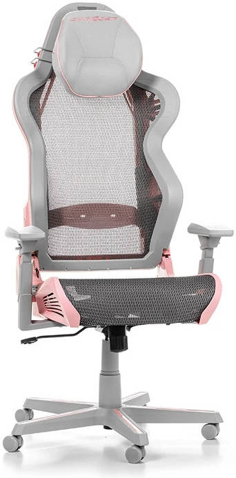 DXRacer Air Series Gaming Chair – Pink & Grey