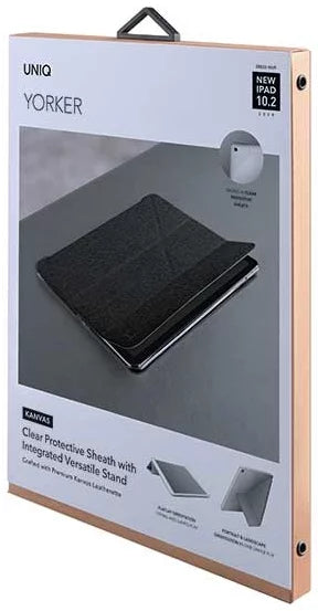 iPad 10.2 UNIQ Yorker Canvas Case - black