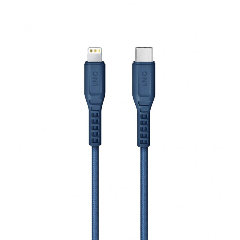كابل يونيك فليكس سترين ريليف USB-C إلى لايتنينج بطول 1.2 متر - أزرق