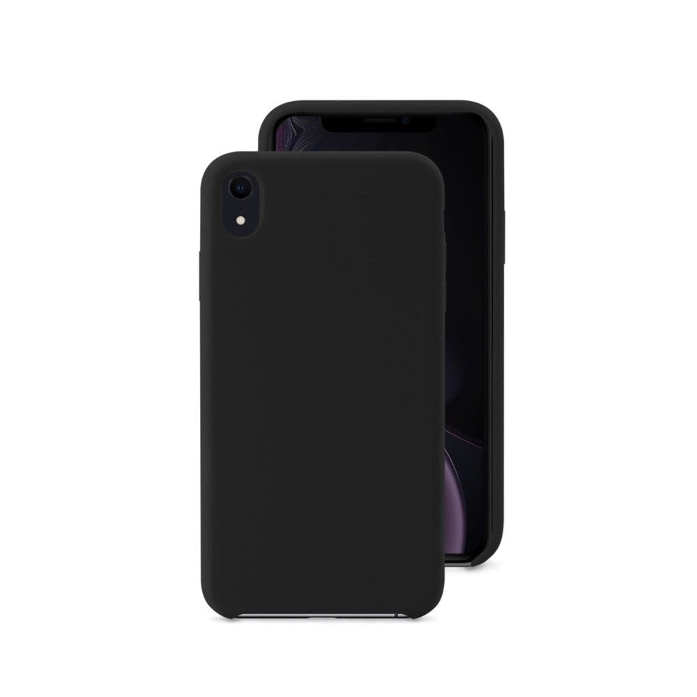 Black silicone case from EPICO for iPhone XR