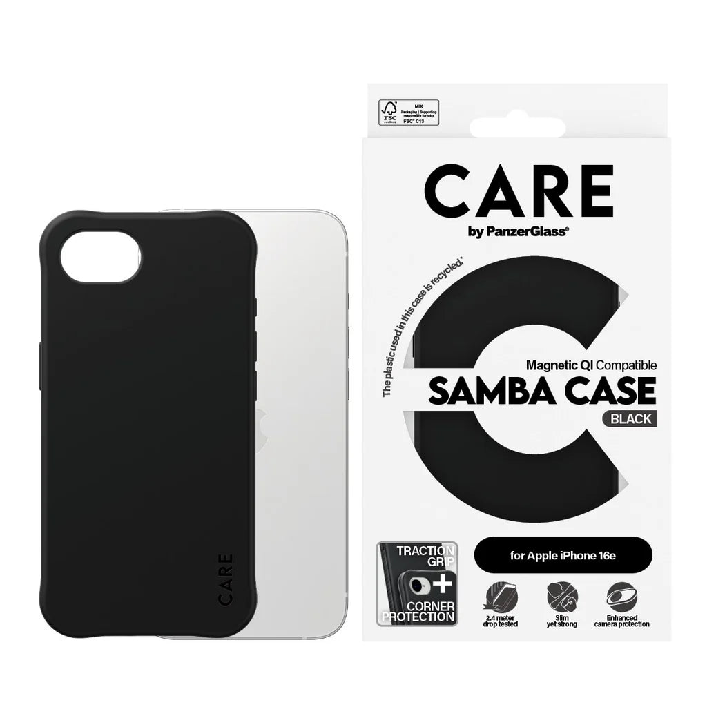 PanzerGlass CARE by Panzer Flagship Case (MS) iPhone 16e StrLt/Wht