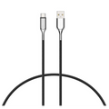 كابل Cygnett Armoured USB-C إلى USB-A 2.0 بطول 10 سم - أسود