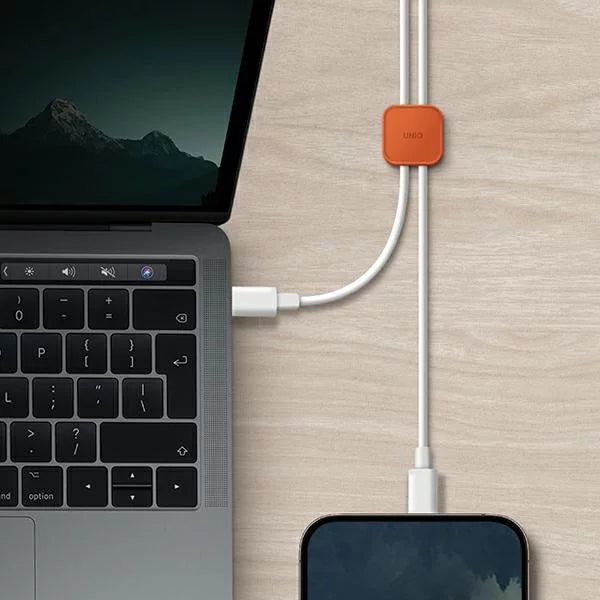 Holder UNIQ Pod self-adhesive cable organizer set of 8 pcs blue (UNIQ-PODBUN-BLUE)