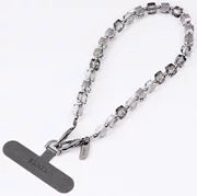 UNIQ Coehl Candy Gem Handstrap universal silver sparkling phone string