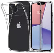 جراب Spigen Crystal Flex، شفاف للغاية - iPhone 13
