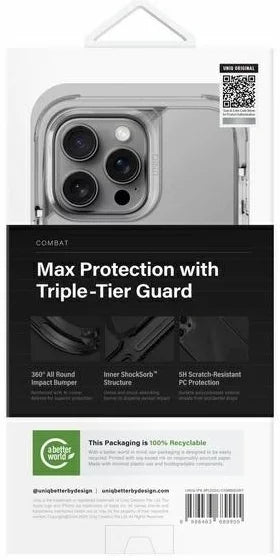 UNIQ case Combat iPhone 16 Pro Max 6.9" Magclick stone gray (UNIQ-IP6.9P(2024)-COMMSGRY)