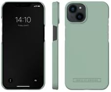 جراب Ideal of Sweden النحيف لهاتف iPhone 13، يدعم الشحن اللاسلكي، جراب هاتف متين من البولي كربونات غير اللامع مع مضاد للانزلاق (أخضر حكيم)