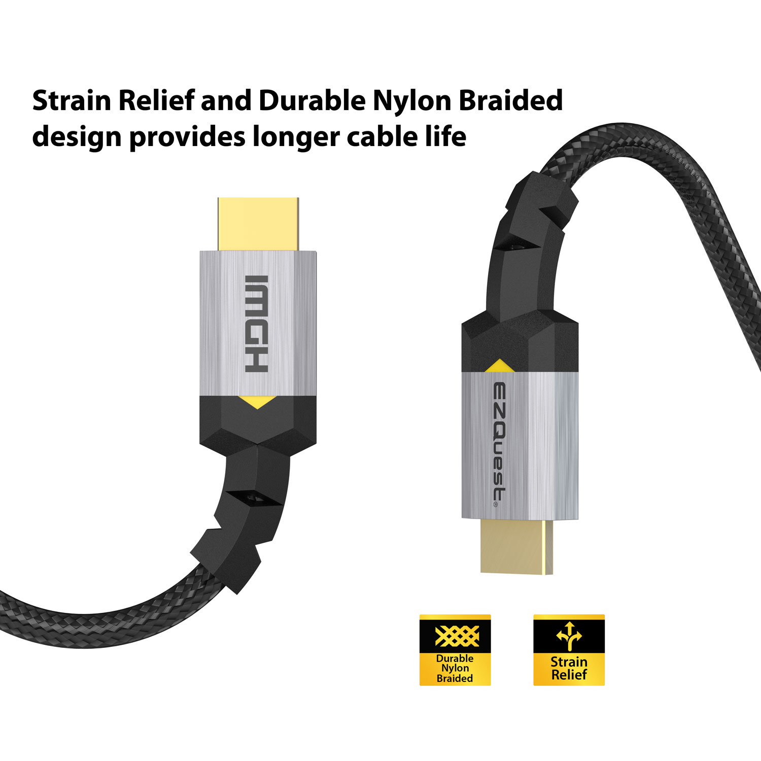 كابل HDMI® عالي السرعة 4K 60 هرتز