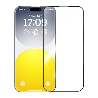 واقي شاشة زجاجي من سلسلة Baseus Sapphire - Apple iPhone 16 Pro Max / شفاف