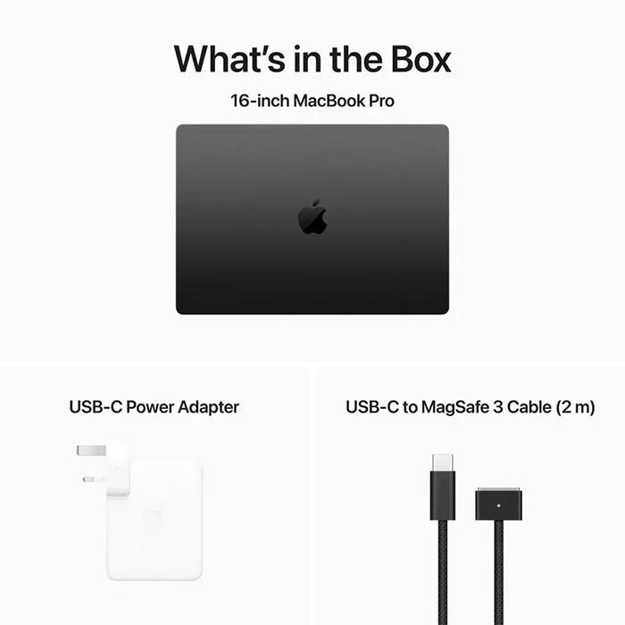 Apple 16-inch MacBook Pro M3 Max chip 36GB 1TB SSD Arabic & English Space Black