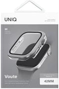 UNIQ Case Voute for Apple Watch Series 10 42mm tempered glass silver