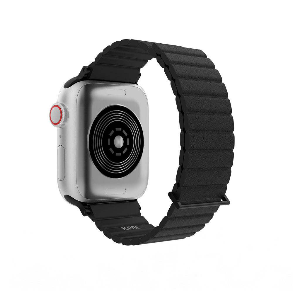 JCPal FlexDuo Apple Watch Band (Black) for Apple Watch 1-8th,SE1-2nd (38/40/41mm)