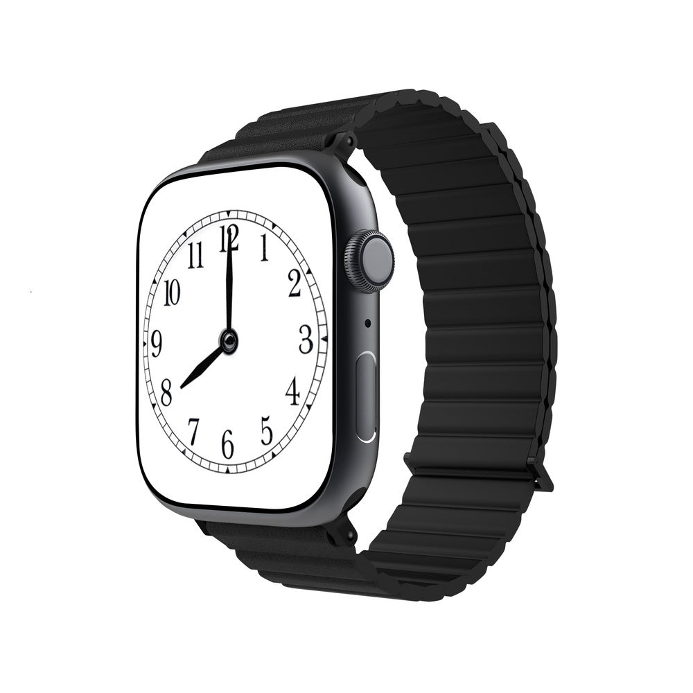 JCPal FlexDuo Apple Watch Band (Black) for Apple Watch 1-8th,SE1-2nd (38/40/41mm)