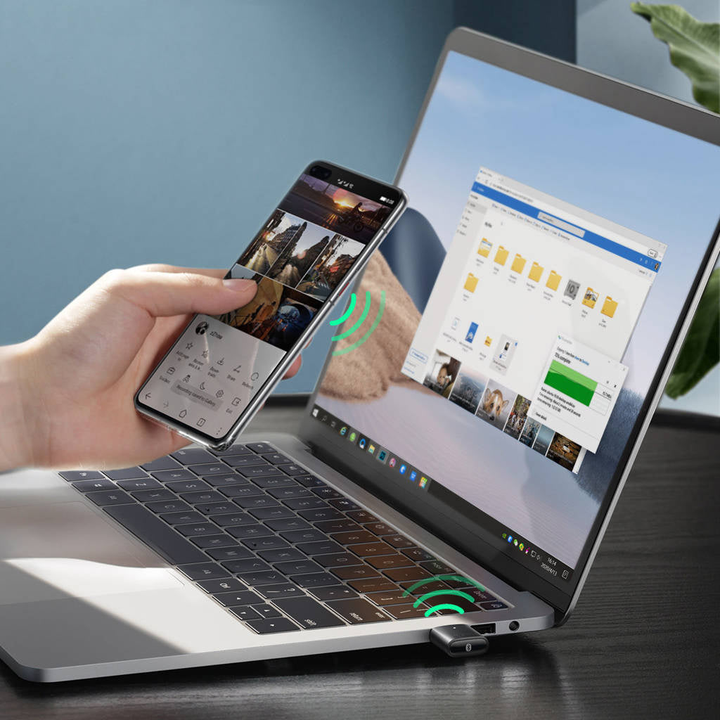 محول يوجرين بلوتوث 5.0 USB-A أسود