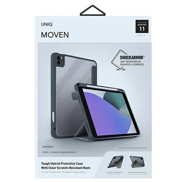 جراب Uniq Moven لجهاز iPad Pro 11 بوصة (2021/2020) - رمادي
