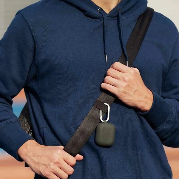 Uniq Vencer Airpods Pro 2nd Gen Silicone Hang Case (Moss Green)