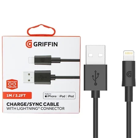 Griffin Lightning cable 1 m - black